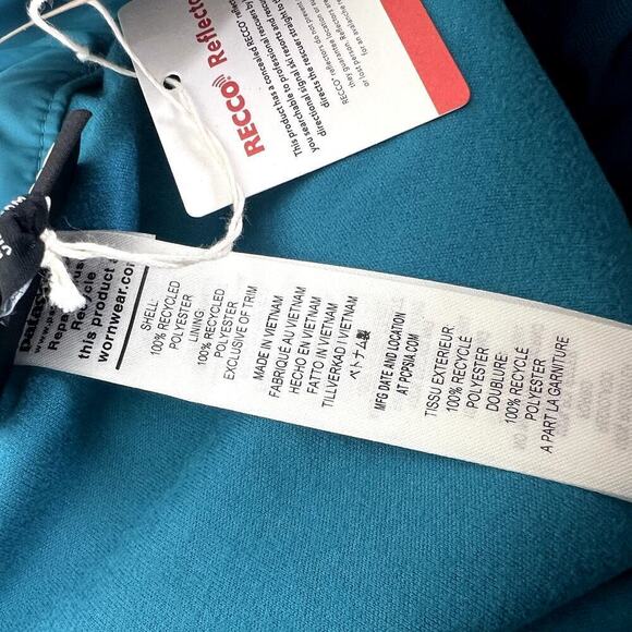 Patagonia Men's Powder Town Pants SMALL Belay Blue Ski Snowboard Snow Winter - Picture 5 of 6